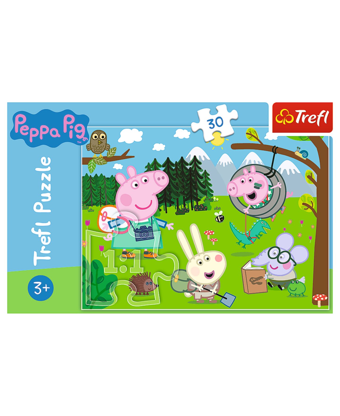 Детский пазл Trefl 30 Piece Puzzle - Peppa Pig's Forest Expedition, цвет: Разноцветный — фото 2