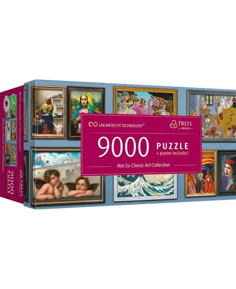 Детский пазл Trefl Not So Classic Art Collection Unlimited Fit Technology 9000-Piece Puzzle, Ages 12+, цвет: Разноцветный