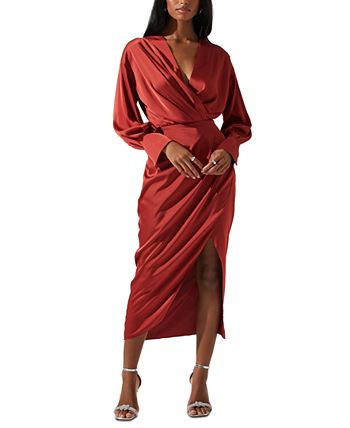 Astr the label dolman sleeve button down midi deals dress