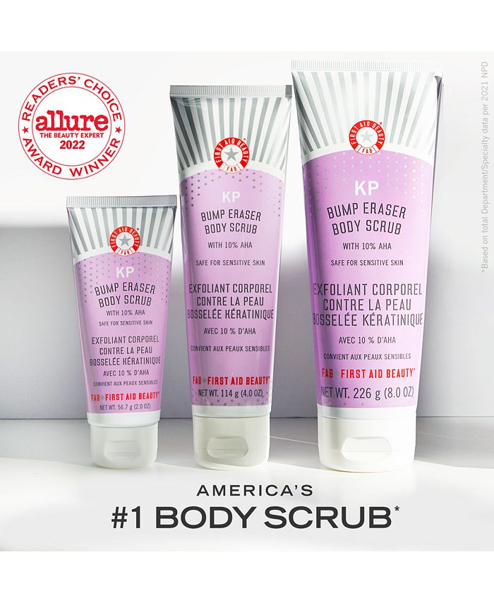First Aid Beauty KP Bump Eraser Body Scrub w. 10 AHA, 2oz. Macy's
