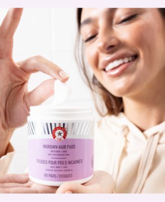 Ingrown Hair Pads With BHA & AHA, 60 pads 