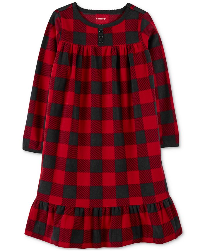 Plus size deals buffalo plaid nightgown