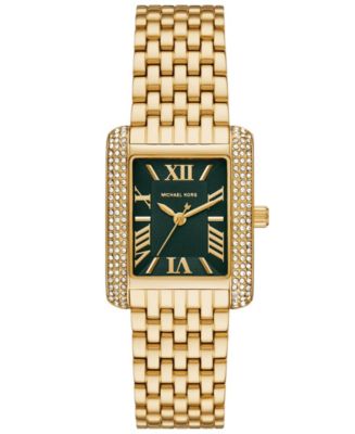 口コミ サイト 商品 Kors Michael Women's Stainless Gold-Tone Three-Hand Emery 時計