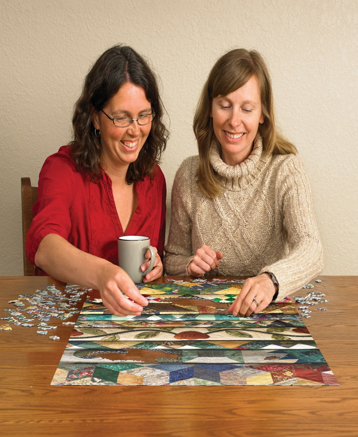 Shop Cobble Hill - Grandma's Quilts Puzzle In Multi