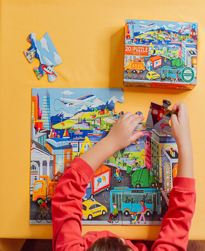 Eeboo Vehicles Puzzle Macy's