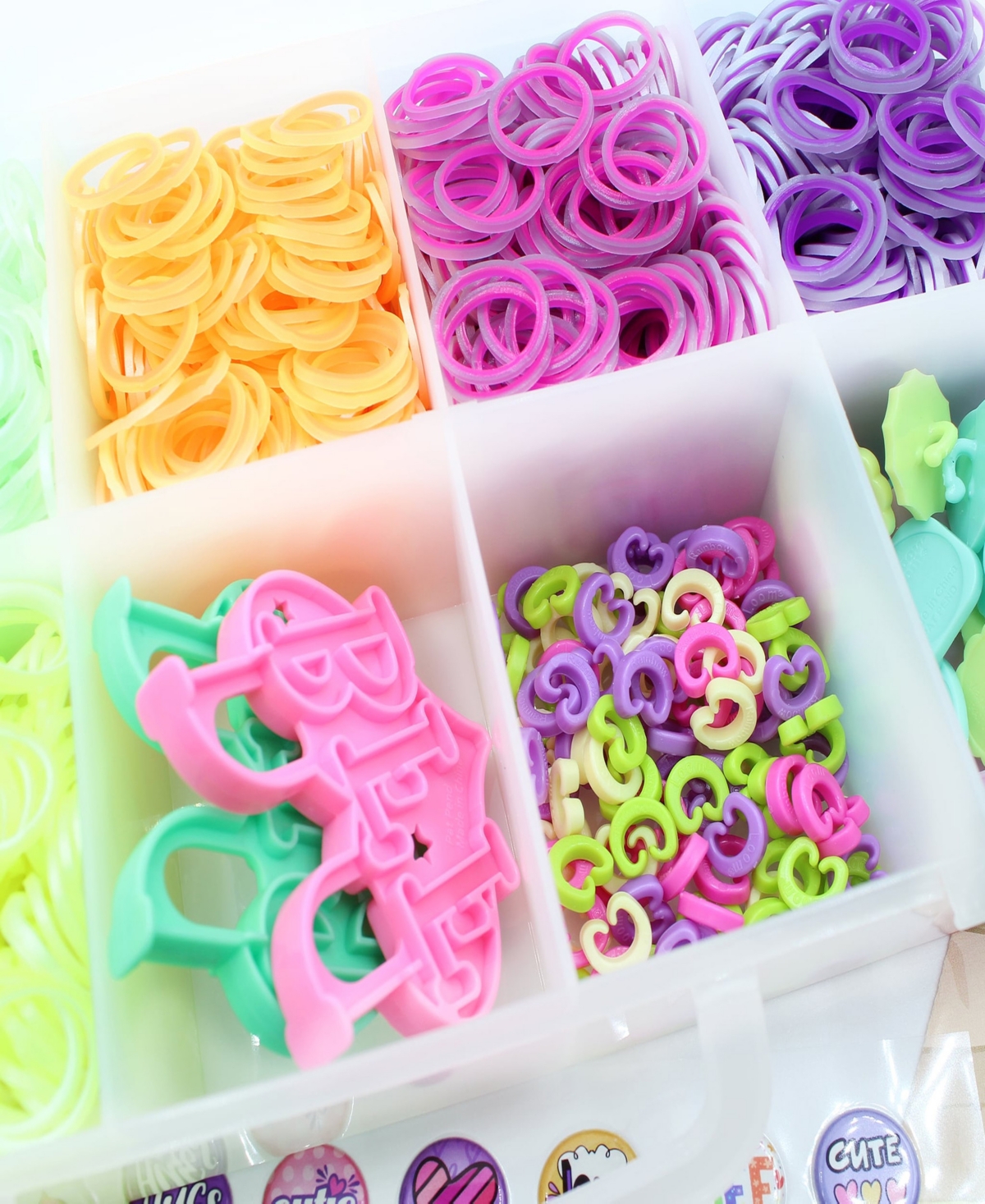 Rainbow Loom Bestie Mini Button Combo Set In Multi
