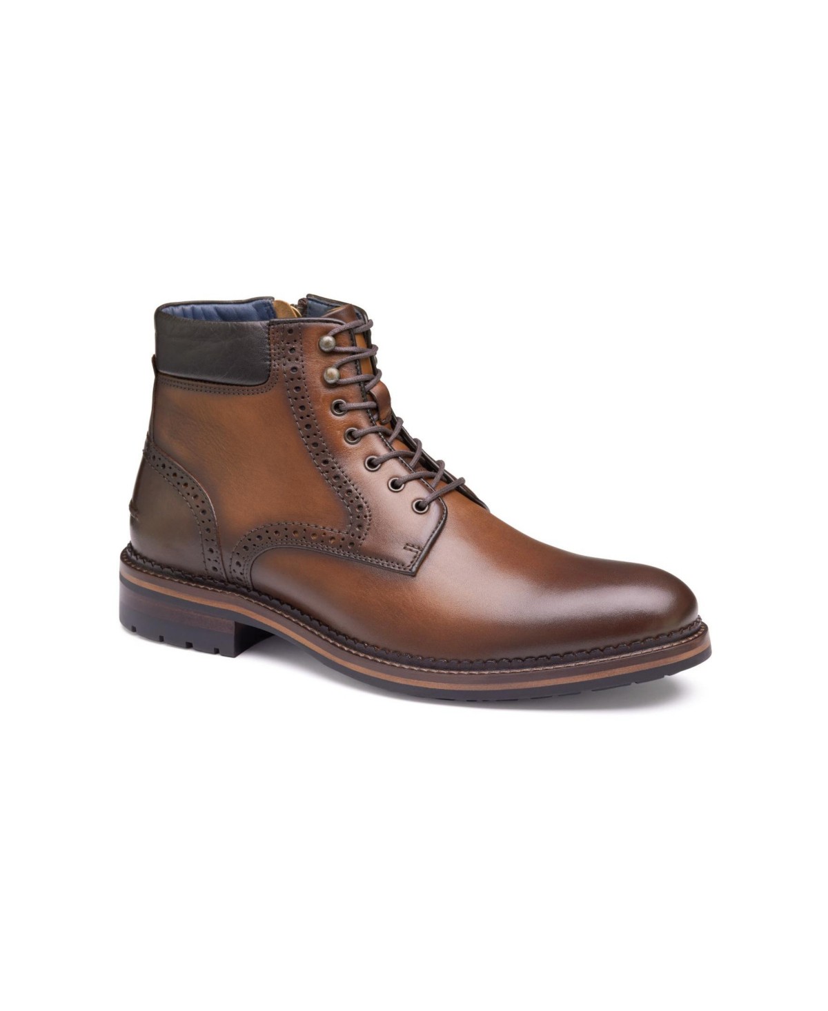 Мужские ботинки Johnston & Murphy Men's Connelly Leather Plain Toe Boots — фото 2