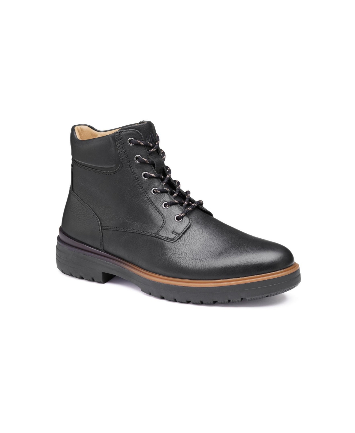 Johnston & Murphy Men's Xc4 Henson Waterproof Plain Toe Boots In Black Full Grain Leather