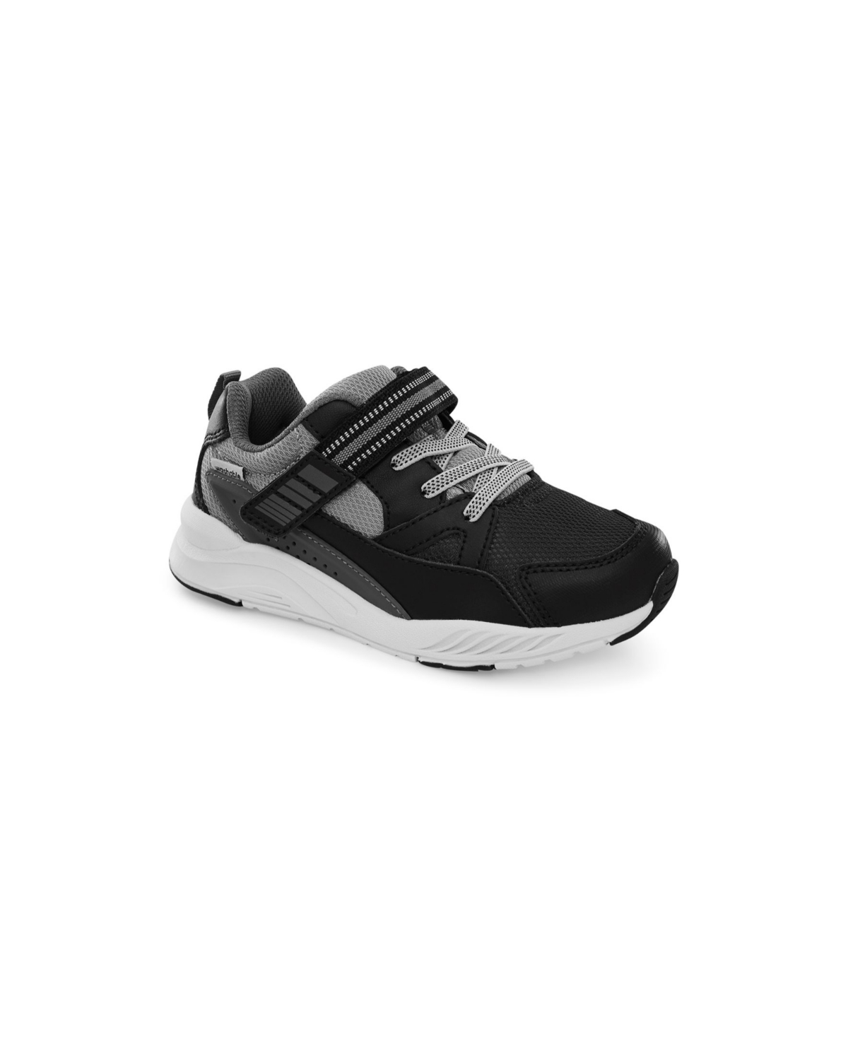 Stride Rite Little Boys Made2play Journey 2 Adaptable Sneakers In Black