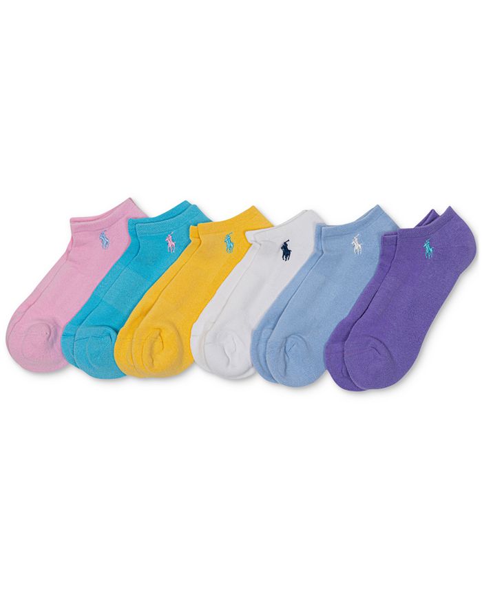 Polo Ralph Lauren Women's 6-Pk. Cushion Low-Cut Socks - Macy's
