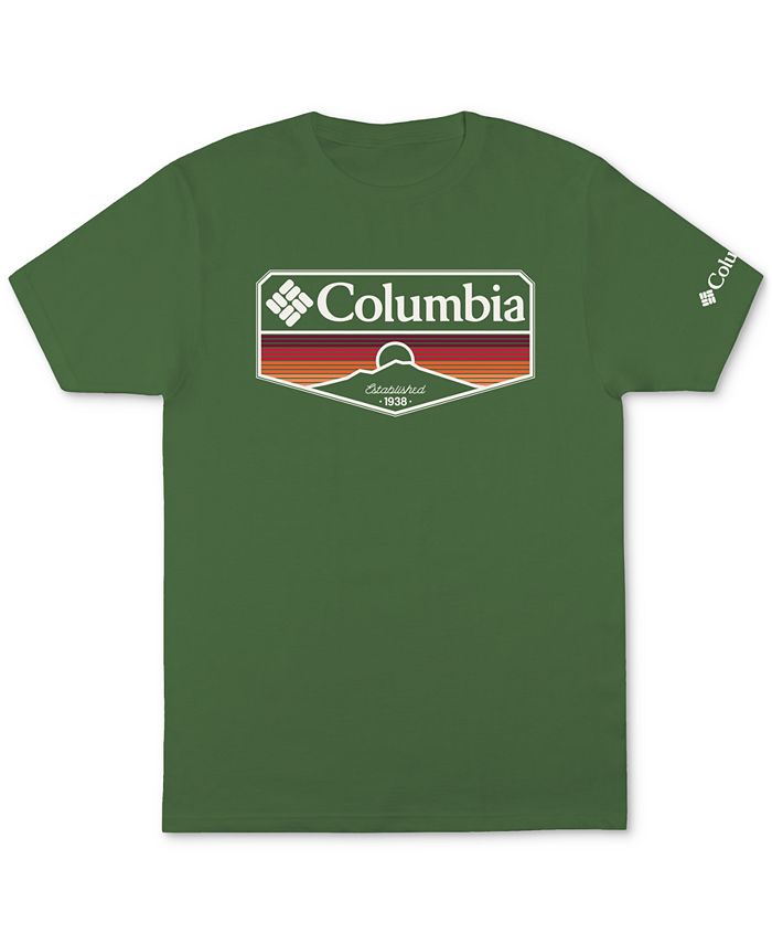 Columbia Men's Sandy Short-Sleeve Logo Graphic T-Shirt - Macy's