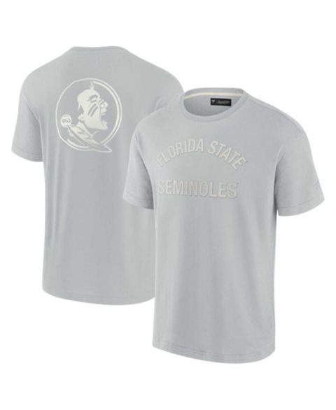 Футболка Fanatics Signature Gray Florida State Seminoles Super Soft Short Sleeve