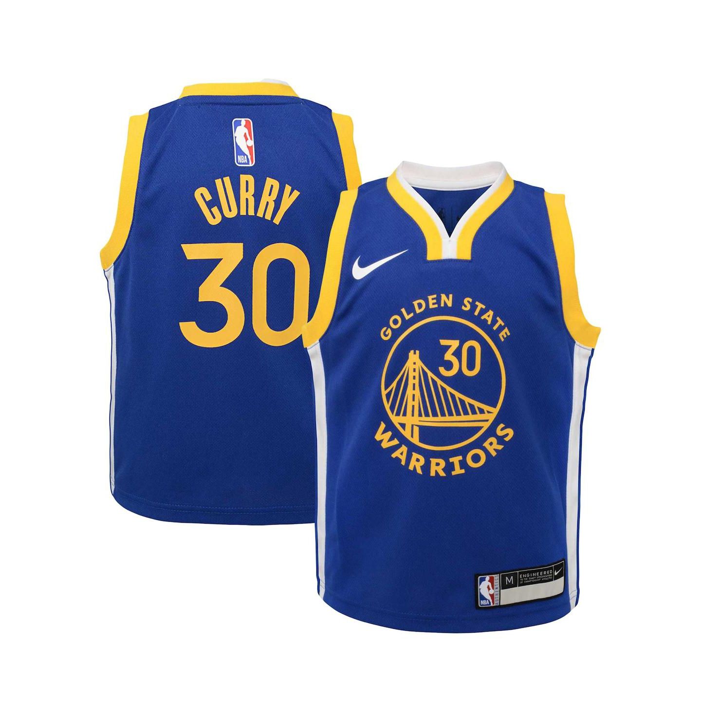 Детское джерси Nike Stephen Curry Golden State Warriors Swingman Icon Edition, Royal — фото 1