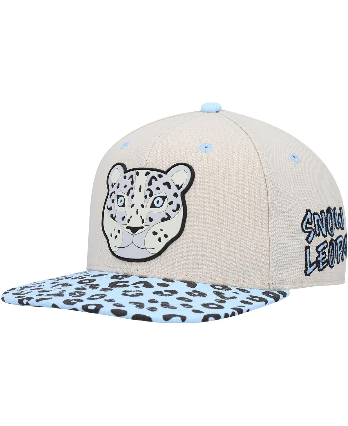Explore Kids' Big Boys And Girls  Cream  Snow Leopard Snapback Hat