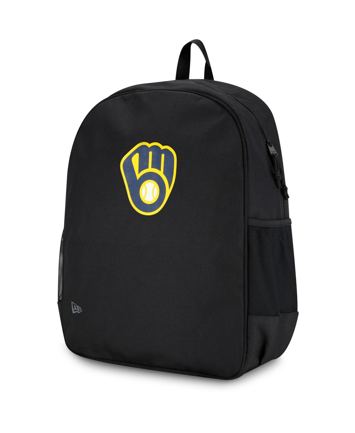 Shop New Era Men's And Women's  Milwaukee Brewers Trend Backpack In Black