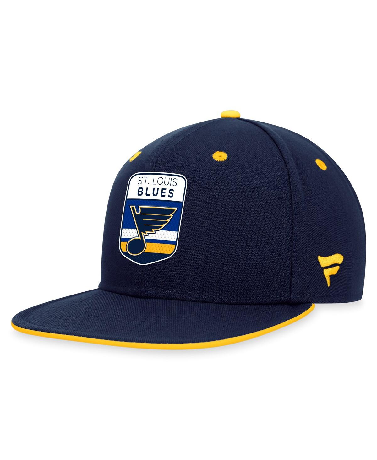Shop Fanatics Men's  Navy St. Louis Blues 2023 Nhl Draft Snapback Hat