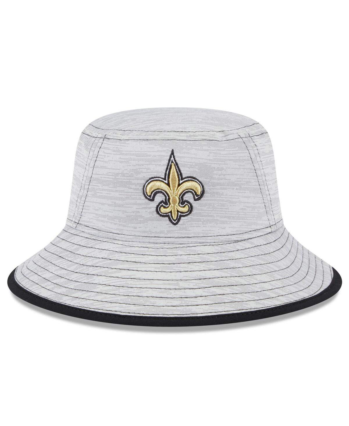 Shop New Era Men's  Gray New Orleans Saints Game Bucket Hat