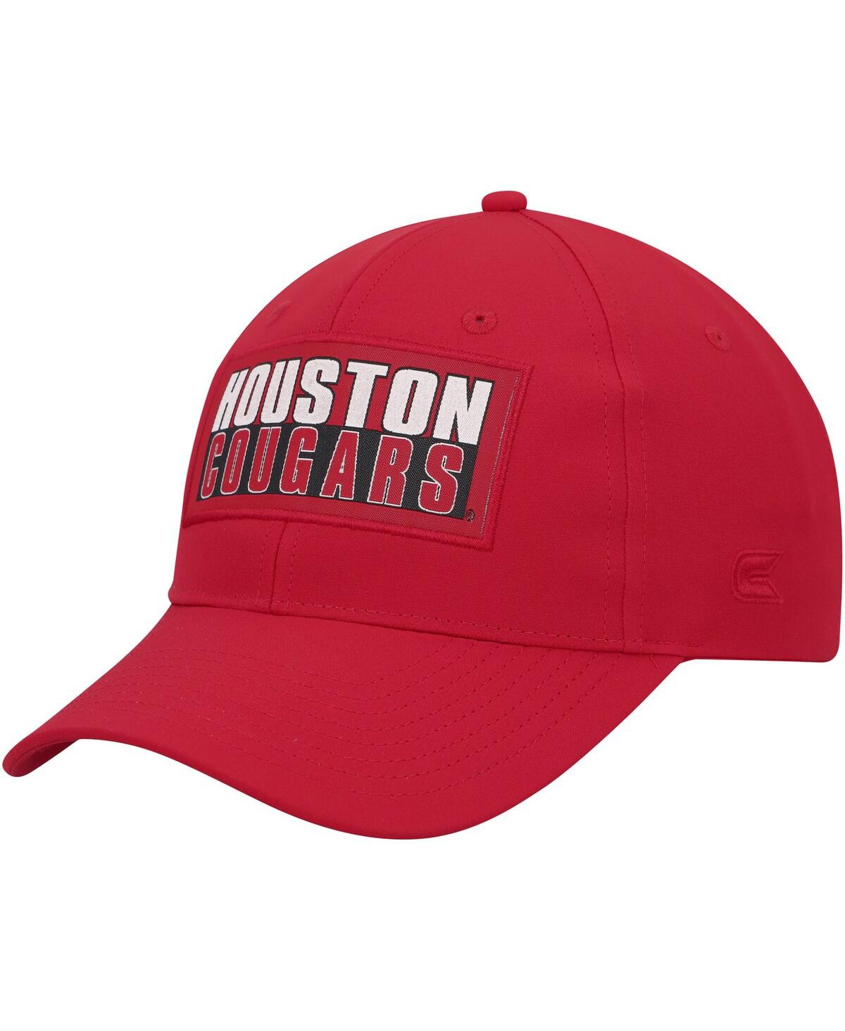 COLOSSEUM MEN'S COLOSSEUM RED HOUSTON COUGARS POSITRACTION SNAPBACK HAT