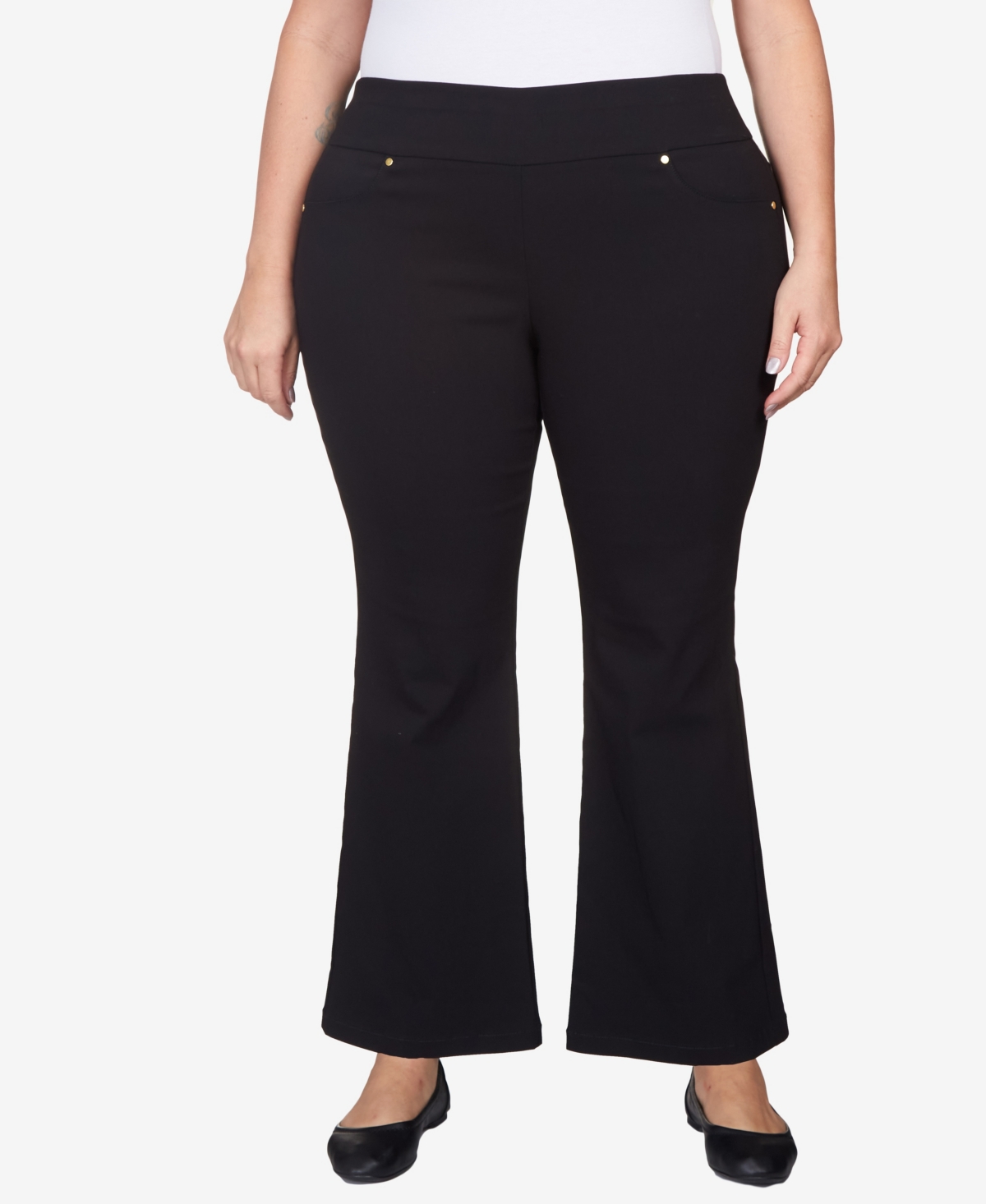 Plus Size All About Olive Bootcut Pants - Black