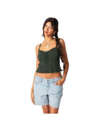 Women's Lacey Knit Tank Top