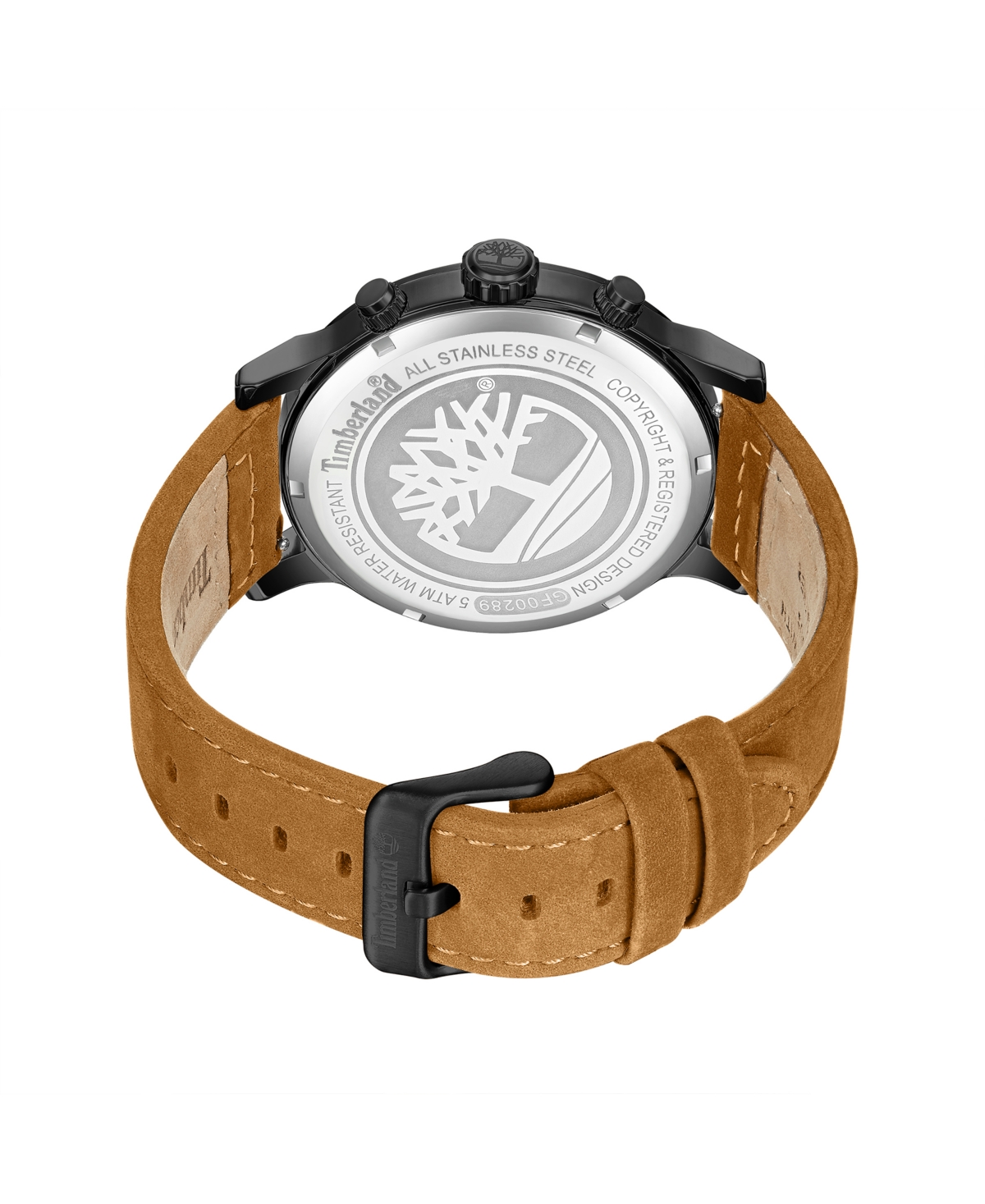 Shop Timberland Men's Quartz Pancher Wheat Genuine Leather Strap Watch, 46mm In Tan