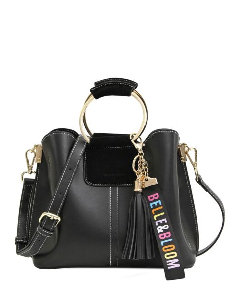 Женская сумка Belle & Bloom Twilight Leather Cross Body, цвет: Чёрный