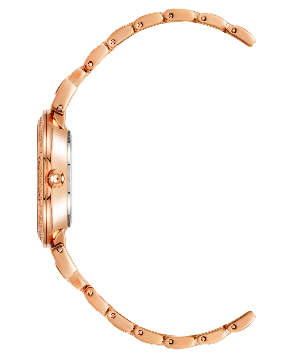 Anne Klein Women's Three Hand Quartz Rose Gold-tone Alloy with Green Dial Watch Set, 31mm - Green-Rose Gold-Tone