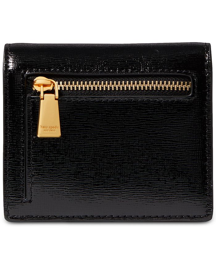 kate spade new york Morgan Bedazzled Bow Saffiano Leather Small Bifold  Boxed Wallet - Macy's
