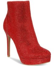 Macys 2025 red booties