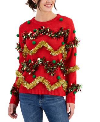 Macy's ugly sweaters juniors best sale