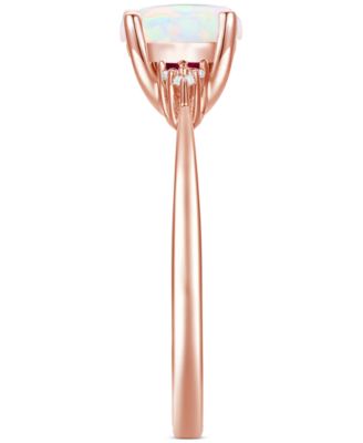 Amethyst (1-1/6 ct. t.w.) & Lab-Grown White Sapphire (1/20 ct. t.w.) Ring in 14k Gold-Plated Sterling Silver (Also in Additional Gemstones)