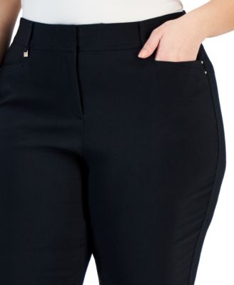 Plus and Petite Plus Size Curvy Pants, Exclusively at Macy's