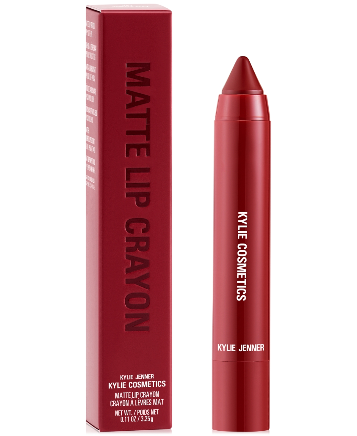 Kylie Cosmetics Matte Lip Crayon In Subtle Flex (scarlet Red)