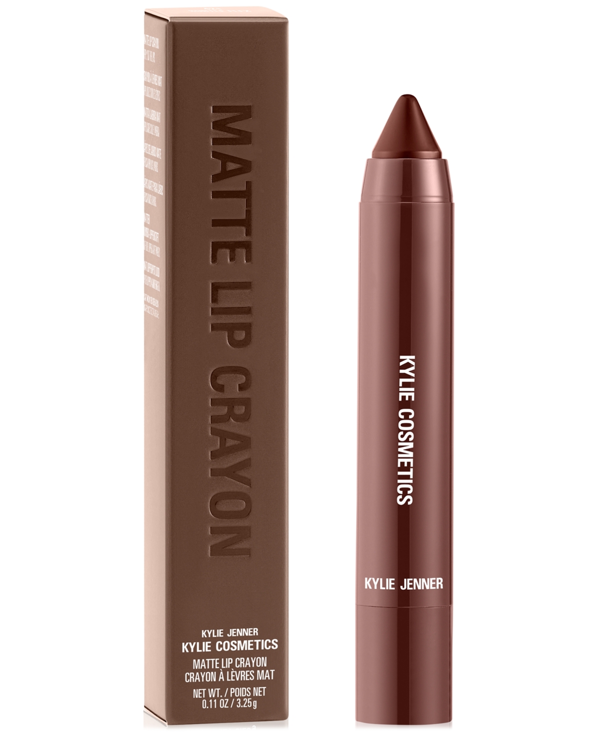 Kylie Cosmetics Matte Lip Crayon In Thanks For Nothing (greige Brown)