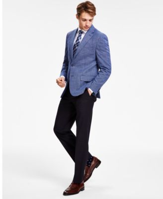 Tommy Hilfiger - Men's Modern-Fit Check Sport Coat