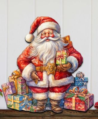 The Joy of Giving Christmas Wooden Door Decor Wall Decor G. DeBrekht