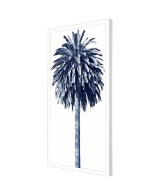 Palm Tree Blue II Framed Art