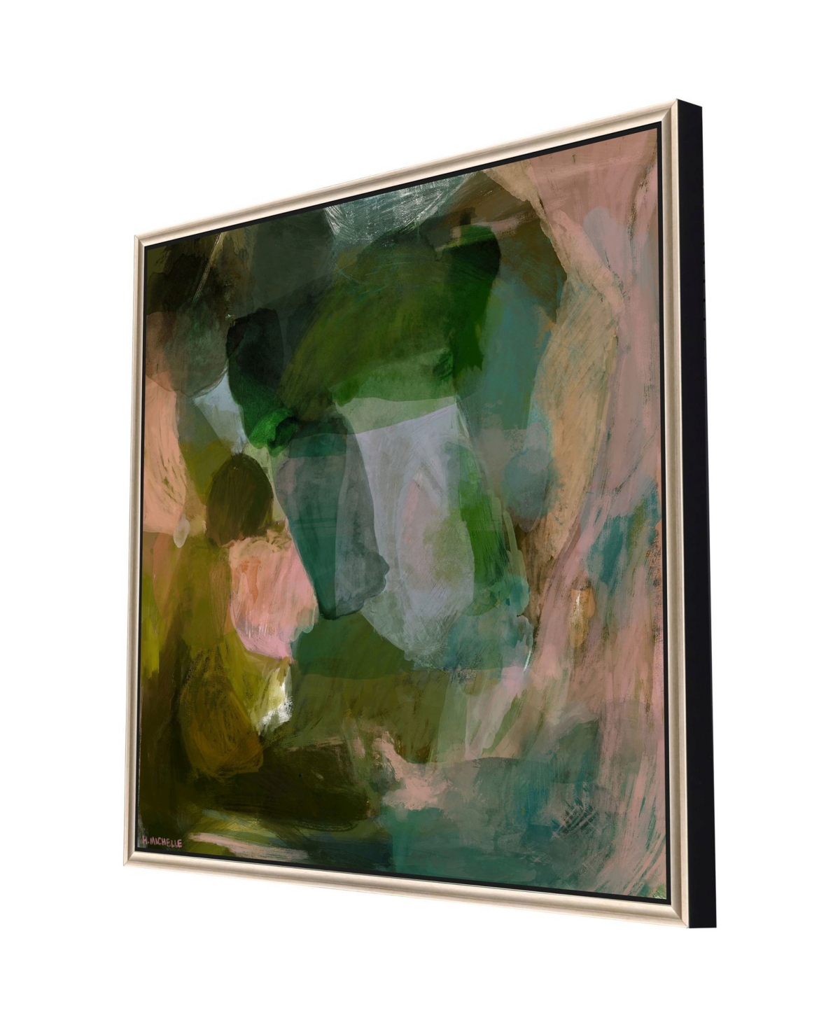 Shop Paragon Picture Gallery Manifest Canvas In Green