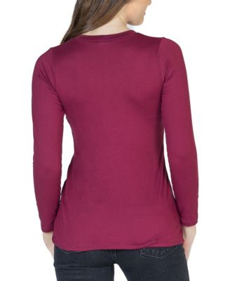 Women's Long Sleeve Scoop Neck Top