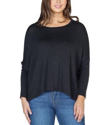 Women's Long Sleeve Oversized Dolman Top