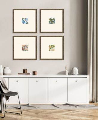 Botanical III Framed Art, Set of 4