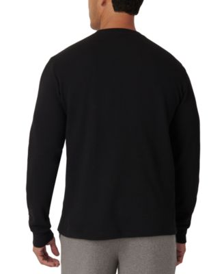 Men's Waffle-Knit Thermal Sleep Shirt