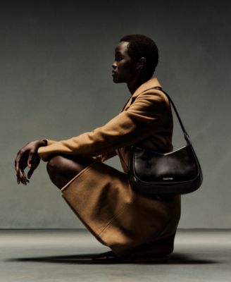 Calvin Klein Charlie Double Compartment Shoulder Bag with Top