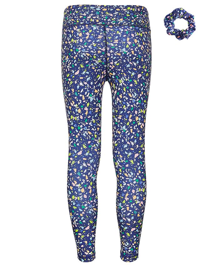 Ideology Big Girls Colorblocked Animal Print Leggings Pink Size X Large