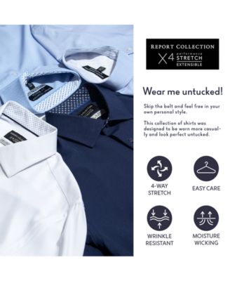 Men's Slim-Fit Check-Print Shirt