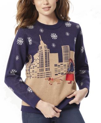 Jones New York - Women's City Girl Crewneck Sweater
