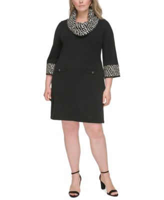 Jessica howard cowl neck sweater dress best sale