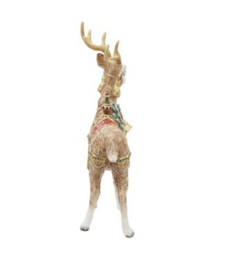 Noel Holiday Grand Deer Figurine, 17.75-in