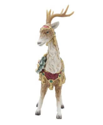 Noel Holiday Standing Deer Candle Holder, 10.25-in