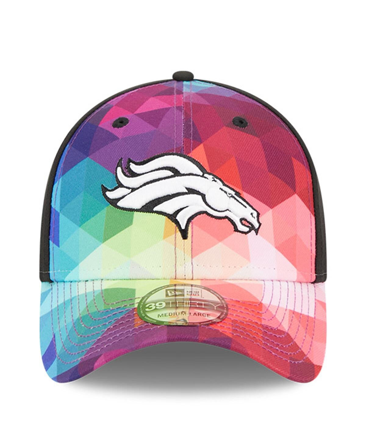 New Era Men's And Women's  Multicolor, Black Denver Broncos 2023 Nfl Crucial Catch 39thirty Flex Hat In Multicolor,black